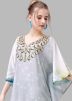 Multicolor Digital Print Crape Kaftan