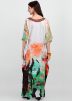 Multicolor Readymade Printed Kaftan In Crape