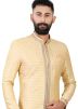 Cream Woven Mens Indo Western Sherwani