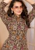 Multicolor Readymade Rayon Digital Printed Co-Ord Set
