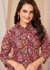 Multicolor Readymade Rayon Co-Ord Set In Digital Print