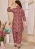 Multicolor Readymade Rayon Co-Ord Set In Digital Print