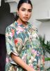 Green Readymade Floral Print Co-ord Set