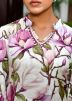 White Readymade Floral Print Co-ord Set