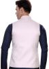 Pink Readymade Woven Nehru Jacket In Jacquard