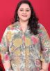 Multicolor Digital Printed Readymade Co-Ord Set