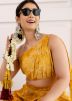 Yellow Printed Top Bottom Set