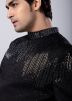Black Embellished Bandhgala Jodhpuri Suit