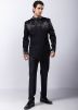 Black Embellished Bandhgala Jodhpuri Suit