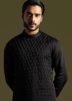 Readymade Black Mens Kurta Pajama Set