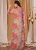 Readymade Sage Green Printed Top Bottom & Shrug