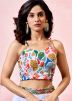 Multicolor Digital Print Top & Bottom With Jacket