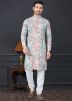 Multicolor Rayon Readymade Men Kurta Pajama In Digital Print