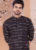 Readymade Black Embroidered Kurta With Pant