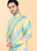 Multicolored Bandej Print Kurta With Pajama