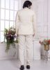 Cream Embroidered Bandhgala Jodhpuri Jacket