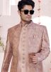 Mauve Pink Men Indo Western Sherwani
