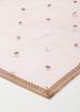 Peach Color Net Embroidered Dupatta 
