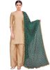 Green Color Art Silk Printed Dupatta 