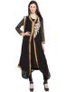 Black Readymade Georgette Suit