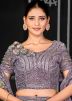 Purple Net Sequins Work Lehenga Choli Set