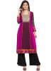 Readymade Pink Georgette Long Kurta