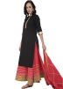 Black Gota Embroidered Kurti Style Lehenga Choli