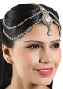 Maang Tikka - Buy Stone Studded White Matha Patti Online USA
