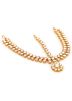 Stone Studded Matha Patti In White 