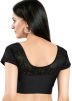 Black Color Cotton Saree Blouse 