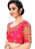 Pink Color Art Silk Saree Blouse 