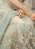 Sonal Chauhan Light Green Abaya Net Suit With Dupatta