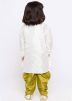 Readymade White Kids Kurta With Dhoti