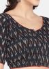 Black Color Cotton Saree Blouse