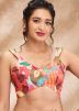 Multi Color Silk Saree Blouse 
