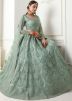 Green Embroidered Lehenga Choli With Dupatta