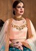 Blue Resham Embroidered Lehenga Choli