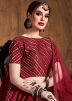 Red Embroidered Bridal Lehenga Choli