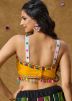 Yellow Color Rayon Navratri Blouse 