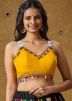 Yellow Color Rayon Navratri Blouse 