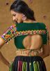 Green Color Rayon Navratri Blouse 