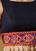 Black Color Rayon Navratri Blouse 