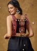 Black Color Rayon Navratri Blouse 