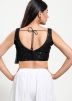 Black Color Net Saree Blouse 