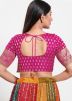 Pink Color Brocade Saree Blouse 
