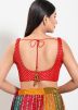 Red Color Silk Saree Blouse 
