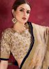 White and Blue Digital Floral Print Lehenga Choli