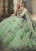 Green Sequins Embellished Bridal Lehenga Choli