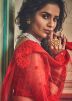 Red Embroidered Bridal Lehenga Choli With Dupatta