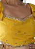 Yellow Mirror Embellished Ruffled Lehenga Choli